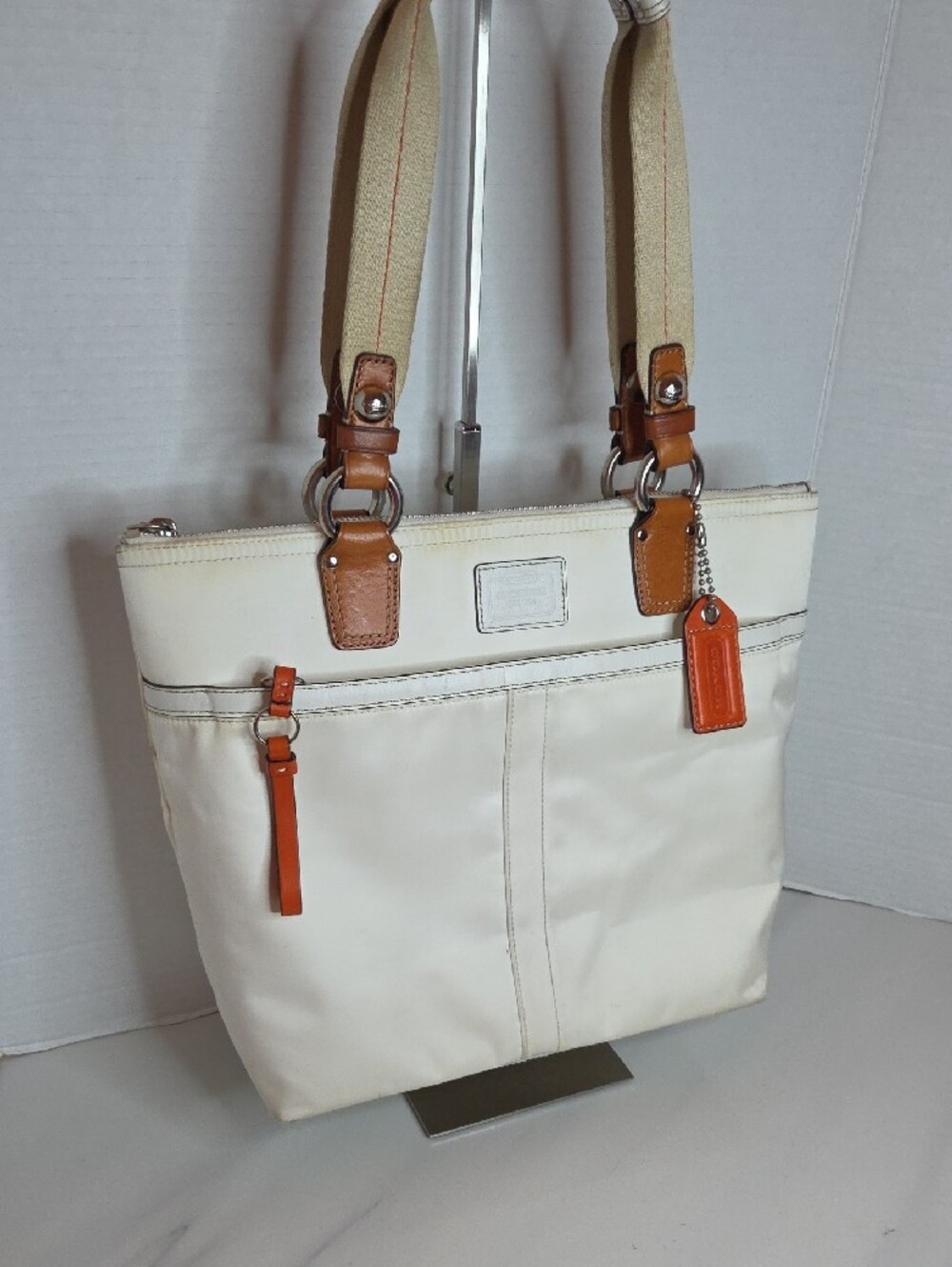 Coach Hamptons Satchel Tote Bag - Style 11745 - Picture 5 of 13